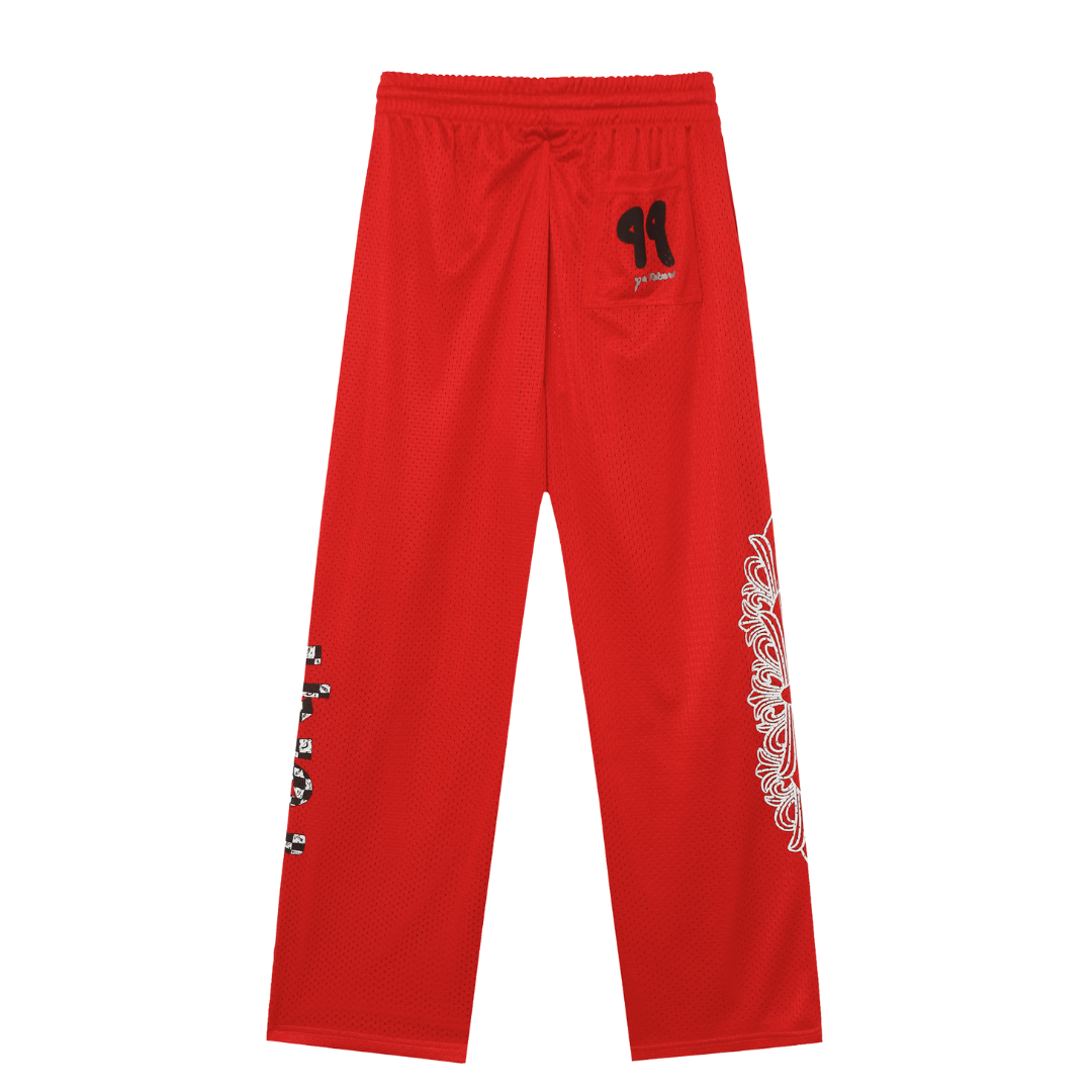 Chrome Hearts Mesh Varsity Pants