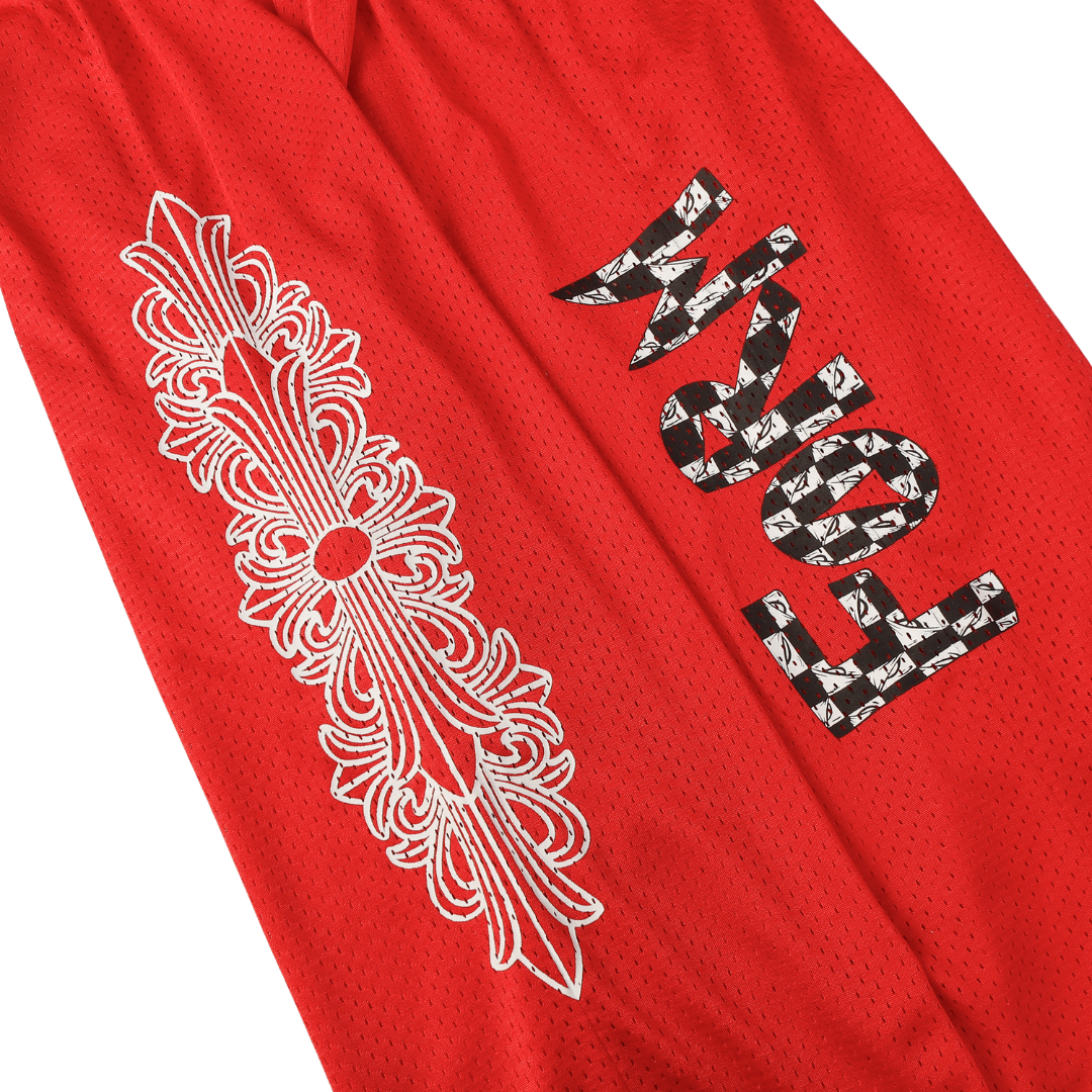Chrome Hearts Mesh Varsity Pants