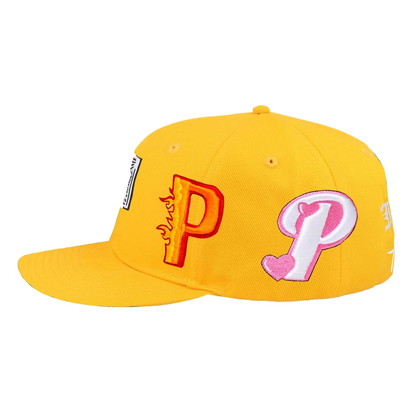 Jon Stan x TONS Pittsburgh P Fitted Hat (Yellow)