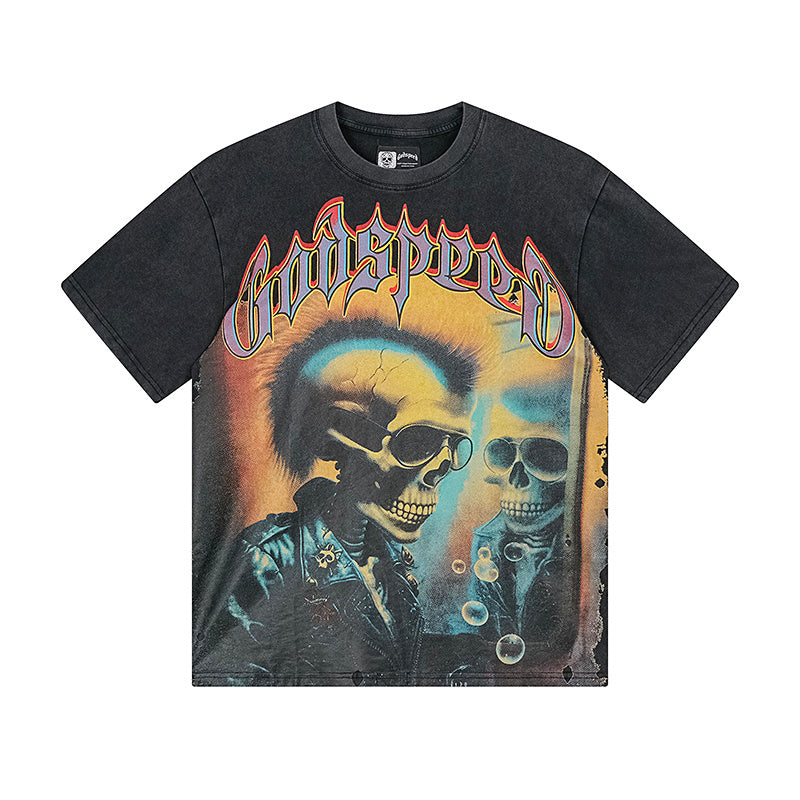 Godspeed Man In The Mirror T-Shirt Black