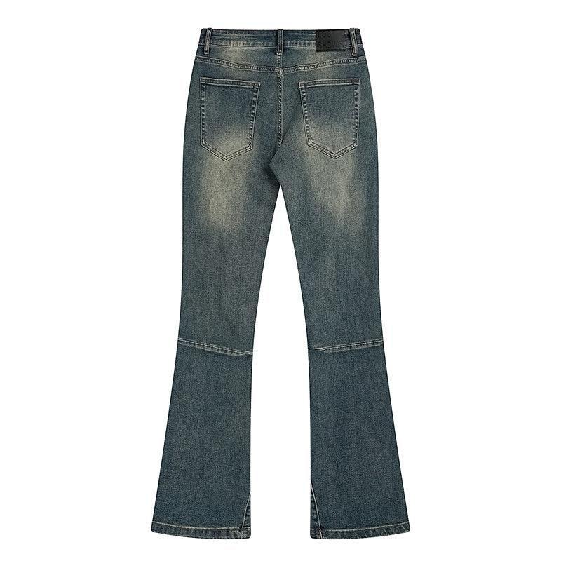 LOST SHDWS Flared Stretch Jeans