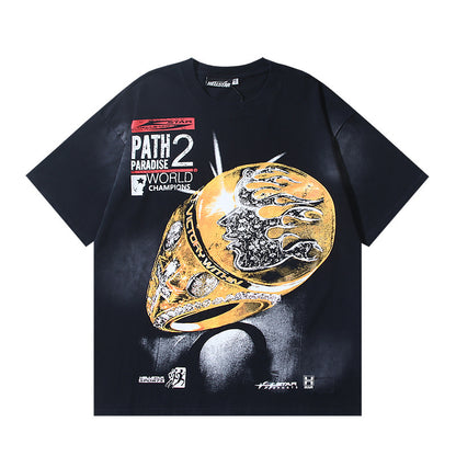 Hellstar Big Rings T-Shirt 'Black'