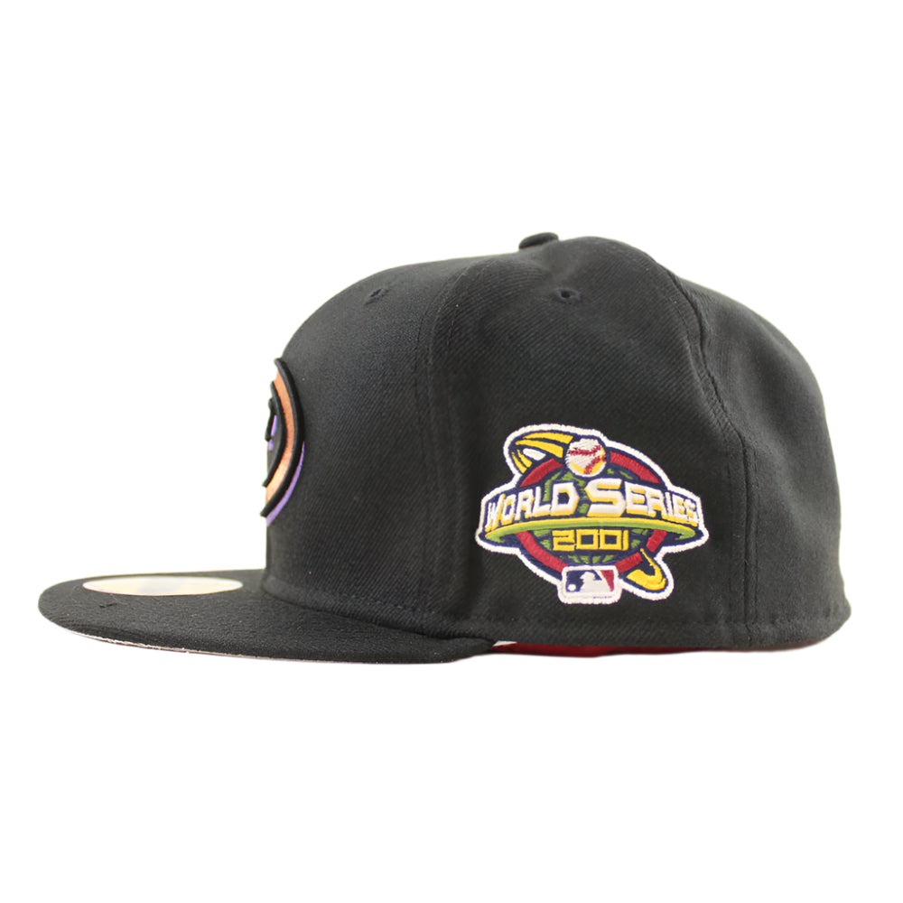 Arizona Diamondbacks 2001 WORLD SERIES New Era 59Fifty Fitted Hat (Gray Under Brim)