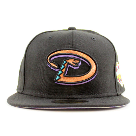 Arizona Diamondbacks 2001 WORLD SERIES New Era 59Fifty Fitted Hat (Gray Under Brim)