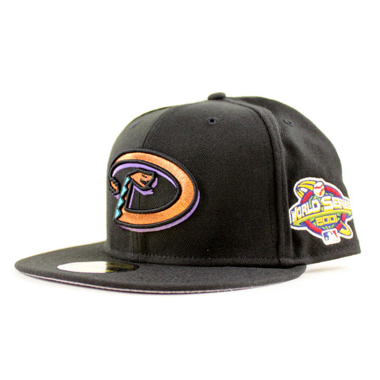 Arizona Diamondbacks 2001 WORLD SERIES New Era 59Fifty Fitted Hat (Gray Under Brim)