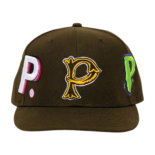 Jon Stan x TONS Pittsburgh "P" Fitted Hat – Brown