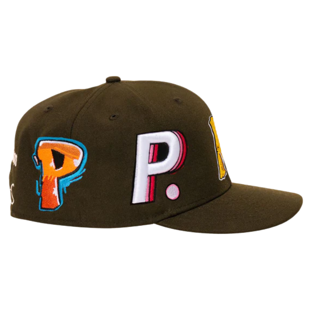 Jon Stan x TONS Pittsburgh "P" Fitted Hat – Brown