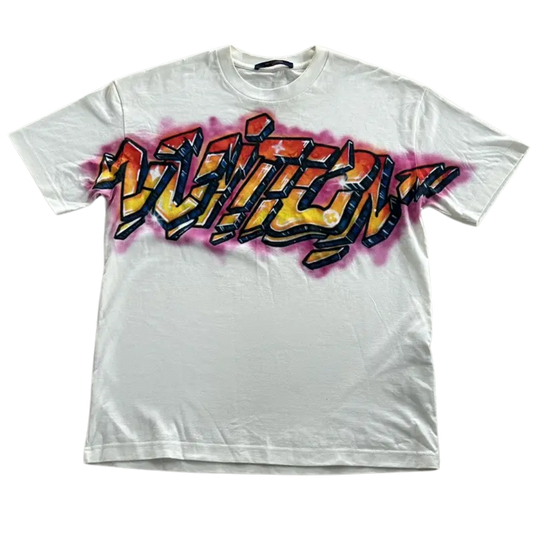 Louis Vuitton Graffiti Print T-Shirt