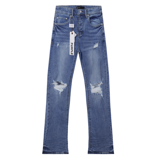 Purple Brand Distressed Bell Bottom Jeans