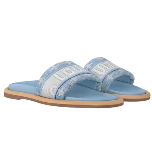 Louis Vuitton Bliss Comfort Mule – Monogram Denim Luxury Slide