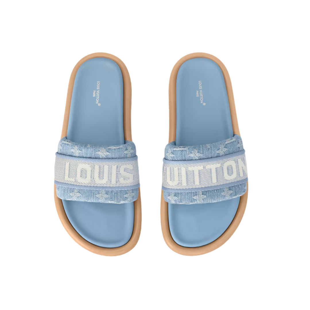 Louis Vuitton Bliss Comfort Mule – Monogram Denim Luxury Slide