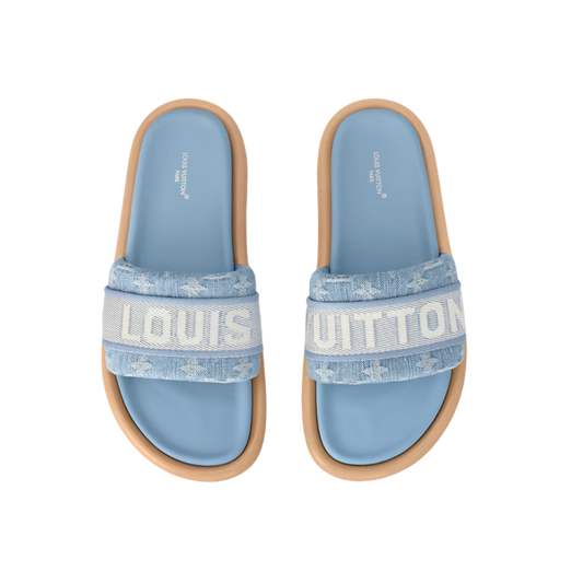Louis Vuitton Bliss Comfort Mule – Monogram Denim Luxury Slide
