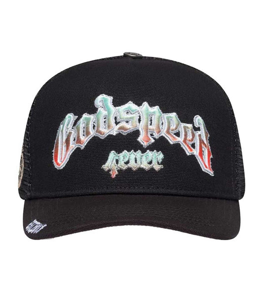 Godspeed Forever Trucker Hat Gradient Black