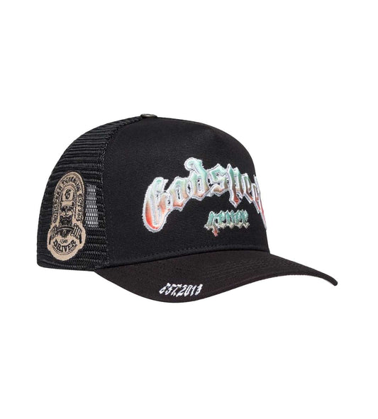 Godspeed Forever Trucker Hat Gradient Black