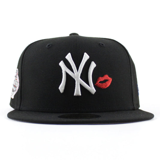New York Yankees x Lips 100th World Series New Era 59Fifty Fitted Hat (Black Gray Under Brim)