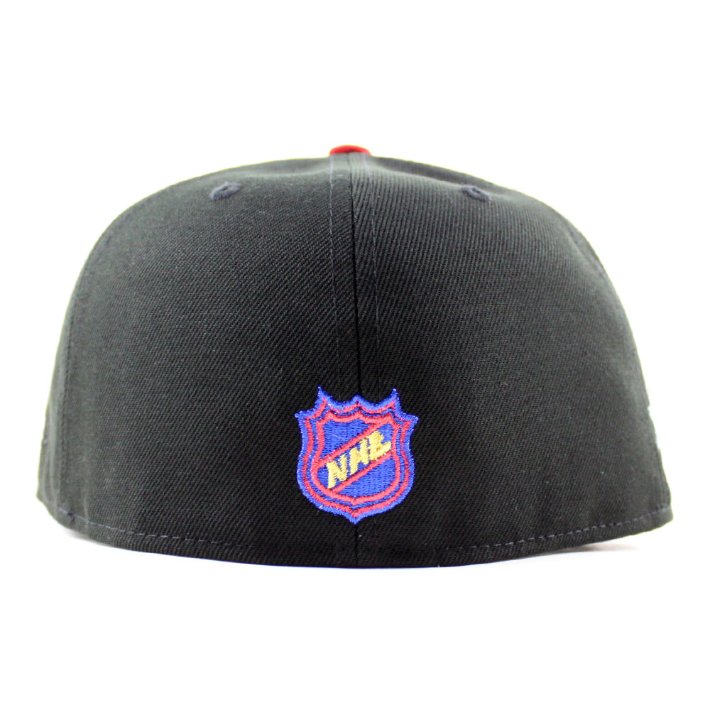 Pittsburgh Penguins 50 Years New Era 59Fifty Fitted Hat (Black Gray Under brim)