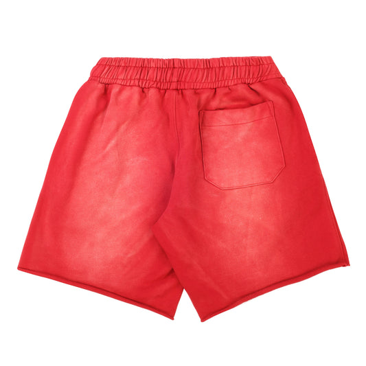 Vertabrae Harley Double Emblem Shorts Red