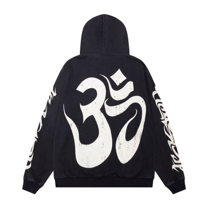 Hellstar OHM Zip Up Hoodie