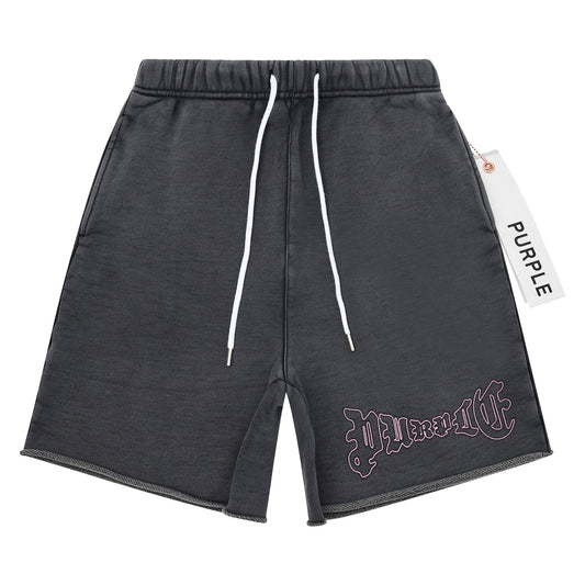 Purple Brand Arched Gothic Wordmark Sweatshorts