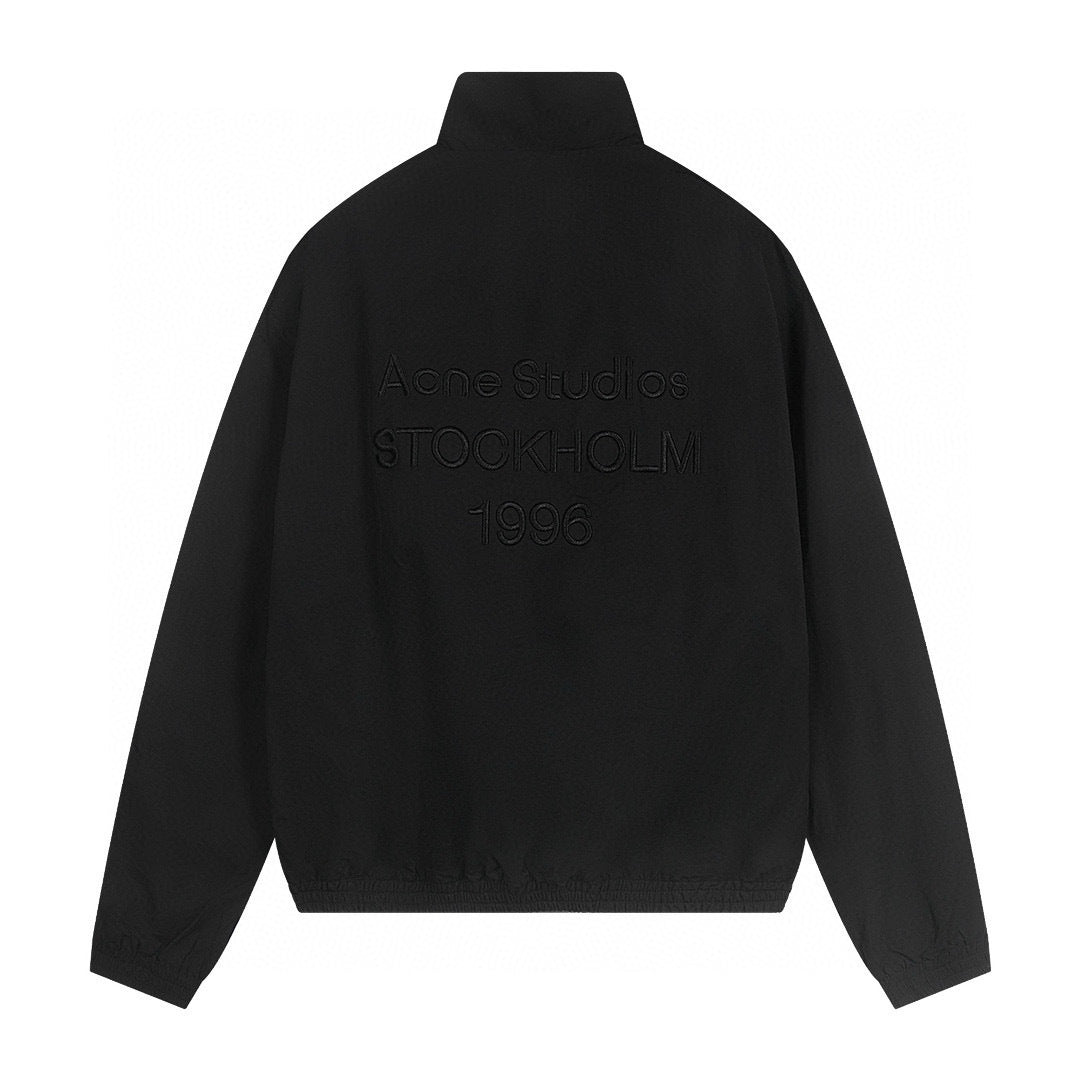 ACNE SS25 Logo Embroidered Windbreaker