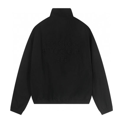 ACNE SS25 Logo Embroidered Windbreaker