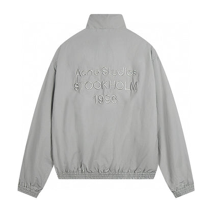 ACNE SS25 Logo Embroidered Windbreaker